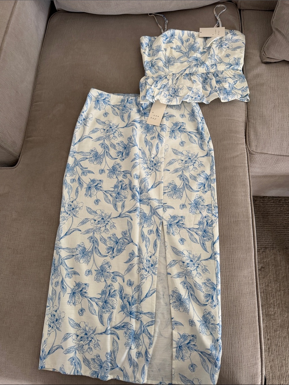 NWT a New Day matching set. Skirt is size 2, top size XS